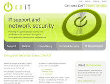 Tablet Screenshot of onit.co.uk